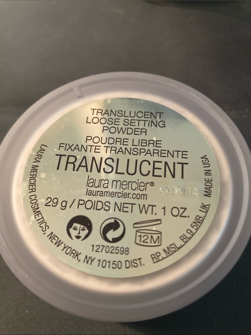 laura mercier Translucent Loose Setting Powder